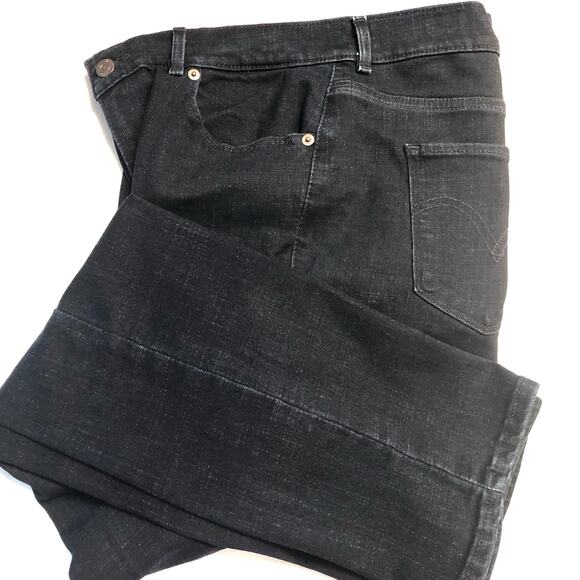 Levi's Denim - Levi's classic straight dark wash jeans ankle stretchy casual denim Size 12